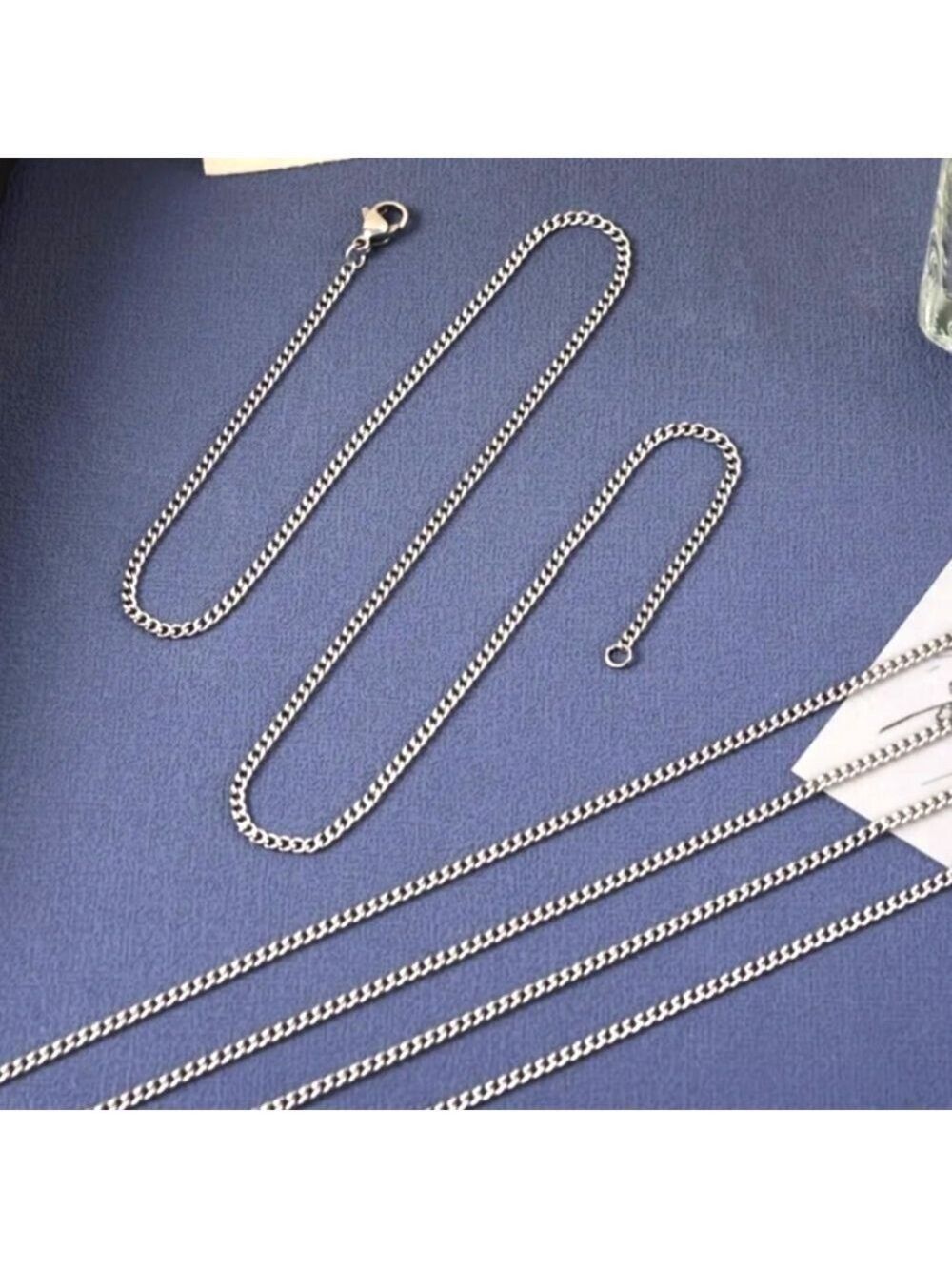 Chain-Stainless Chain Curb style, 2.5mm - Picture 2 of 4